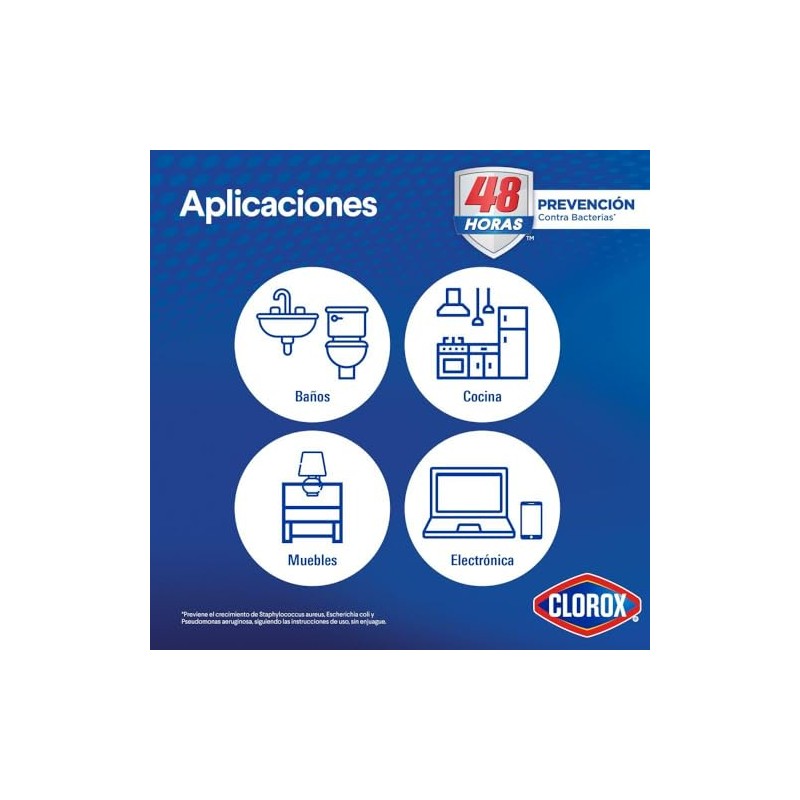 Pack de Toallitas Desinfectantes Clorox Expert 4 Paquetes de 30