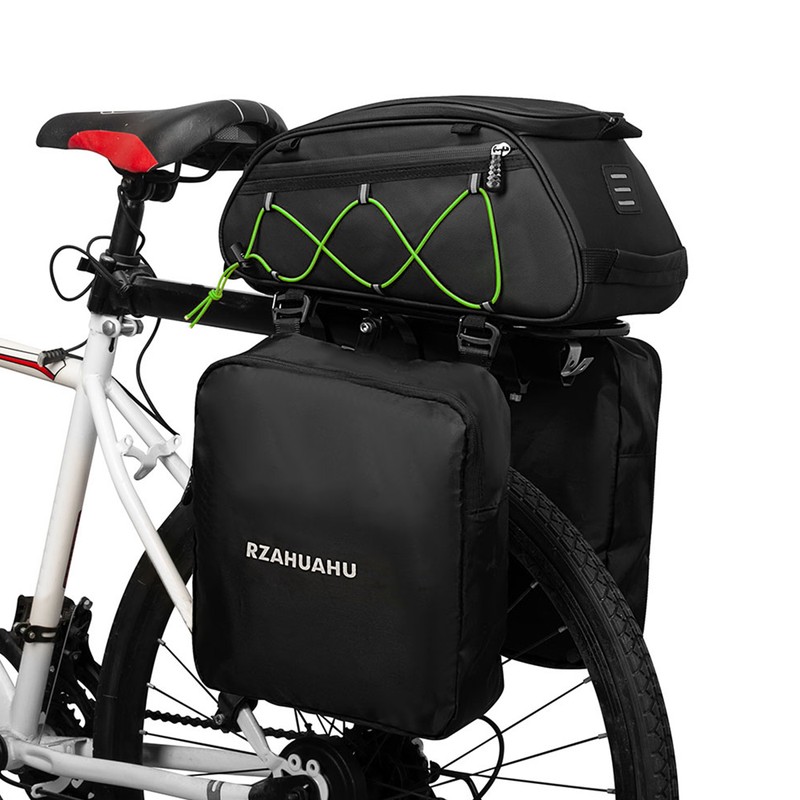 3-in-1 Bike Rack Bag Trunk Bag Waterproof Bicycle Rear Seat