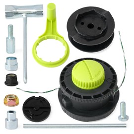 Esttlamer 314608005 Trimmer Head Kit Compatible with Ryobi 40V Ry15526 Ry15526Vnm Ry15527 Ry15527Vnm String Trimmers 2004+, Reel Easy Bump Feed