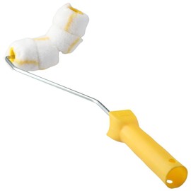 napkery Smart Paint Roller 4 Wheels Pipe Paint Roller with Frame, Pipe Painter Refill, Smart Roller for Painting Pipes, Tubepoles, Steel bar, and Curved Surfaces