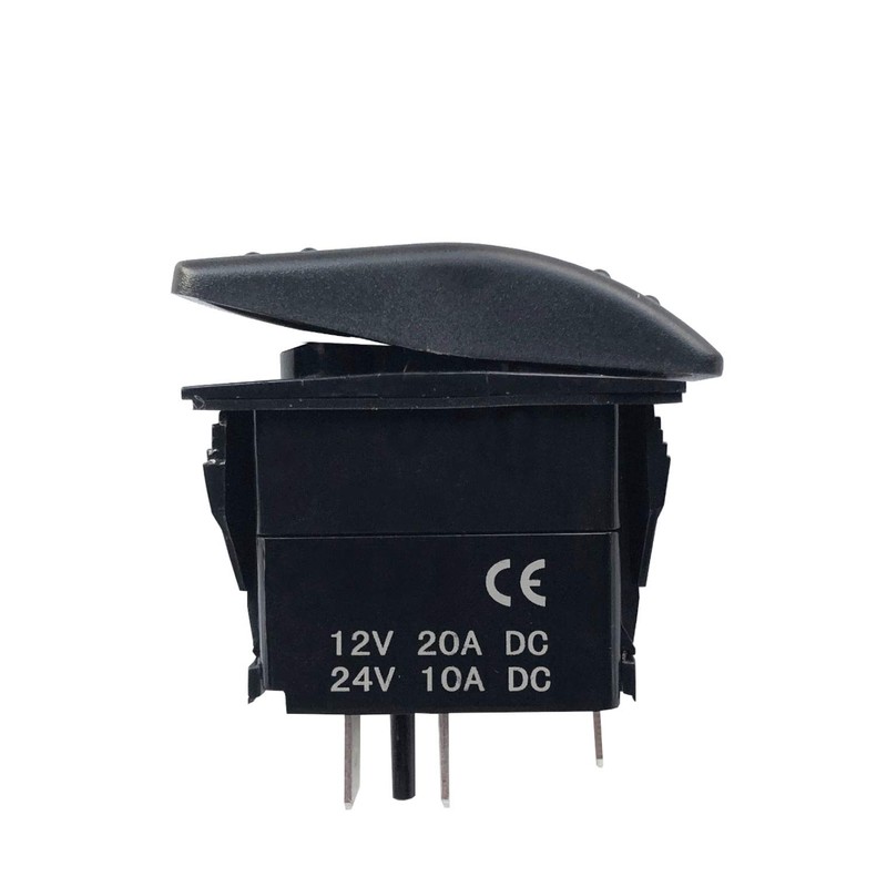 MGI SpeedWare 4 LED Rocker Switch Panel, 12/24vDC Automotive and