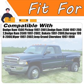 LEVANLIGHT Ignition Switch Lock Cylinder&2 Door Locks with 2 Keys Compatible for Dodge Ram 1500 2500 3500 97-02 Dakota Durango Viper 97-00 Jeep Grand Cherokee 97-98 Replace# 5003845AA 5003893AA