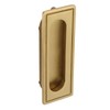 Brass Recessed Furniture Handle Kitchen Cupboard Cabinet Wardrobe Drawer Pulls