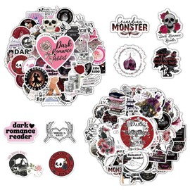 NYGGTYK 240 Dark Book Stickers, Creative Scrapbook Stickers, DIY Notebook Manual Water Cup Decorative Stickers, Funny Graffiti Stickers