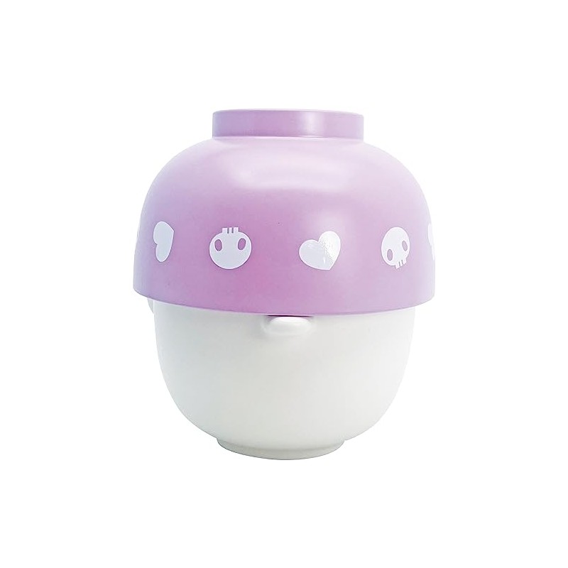 Sanrio Sanrio SAN4213-4 Kuromi Soup Bowl and Rice Bowl Dinnerware