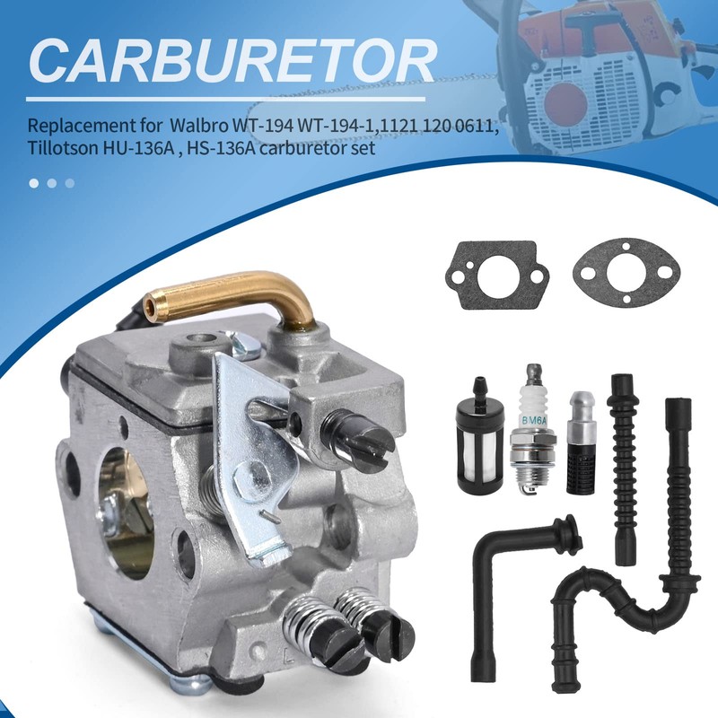 WT-194 Carburetor Carb Kit Replacement for Stihl 024 026 MS240