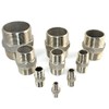 DAN SPEED Hex Nipple 2" Male x 2" Male 304