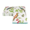 Caspari Jeweled Birds Paper Guest Towel Napkins in Ivory, 15