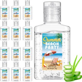 12 Pcs Mini Gel De Aloe Vera A Granel Para La Fiesta De Boda De Navidad 1Oz Gel De Aloe Hidratante Suave Tamaño De Viaje A Granel Para Regalos De Agradecimiento Favores De Nav