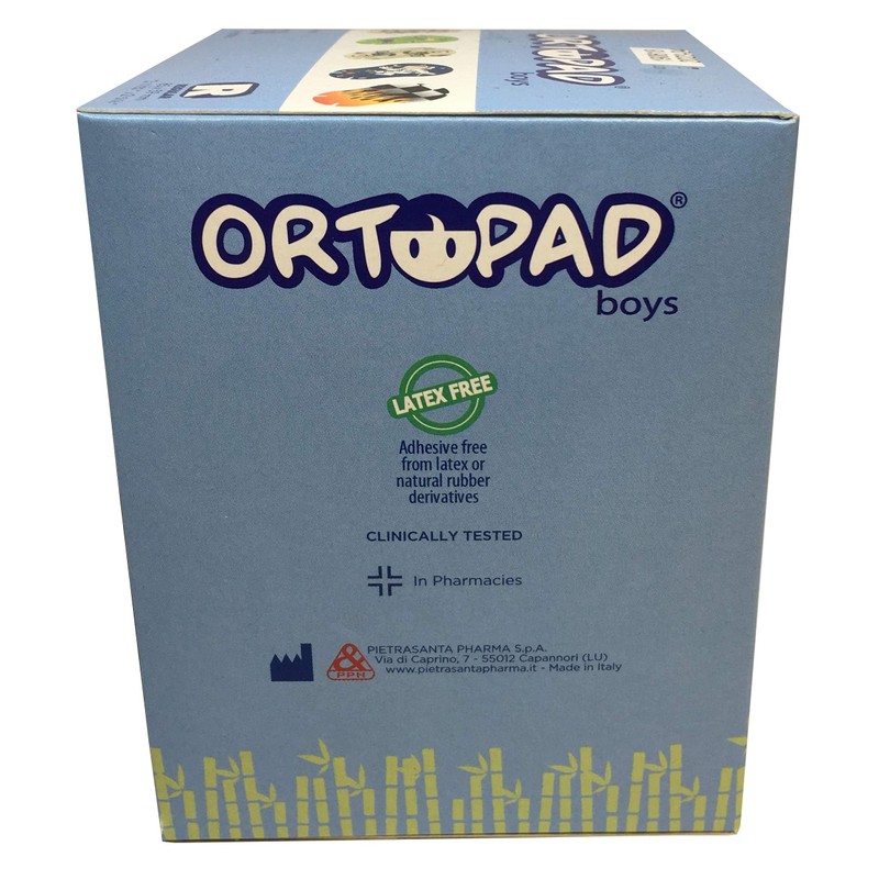 Ortopad® Bamboo Boys Eye Patches, 50/Box (Regular Size, 4+ yrs)