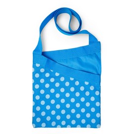 Clothes Peg Bag Waterproof Peg Bags for Washing Line with Shoulder Strap Strong Cloth Polka Dot Design | Holds 60 Pegs