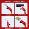 Multi-Angle Paint Brush Extender with Extension Pole Handheld Painting Tool