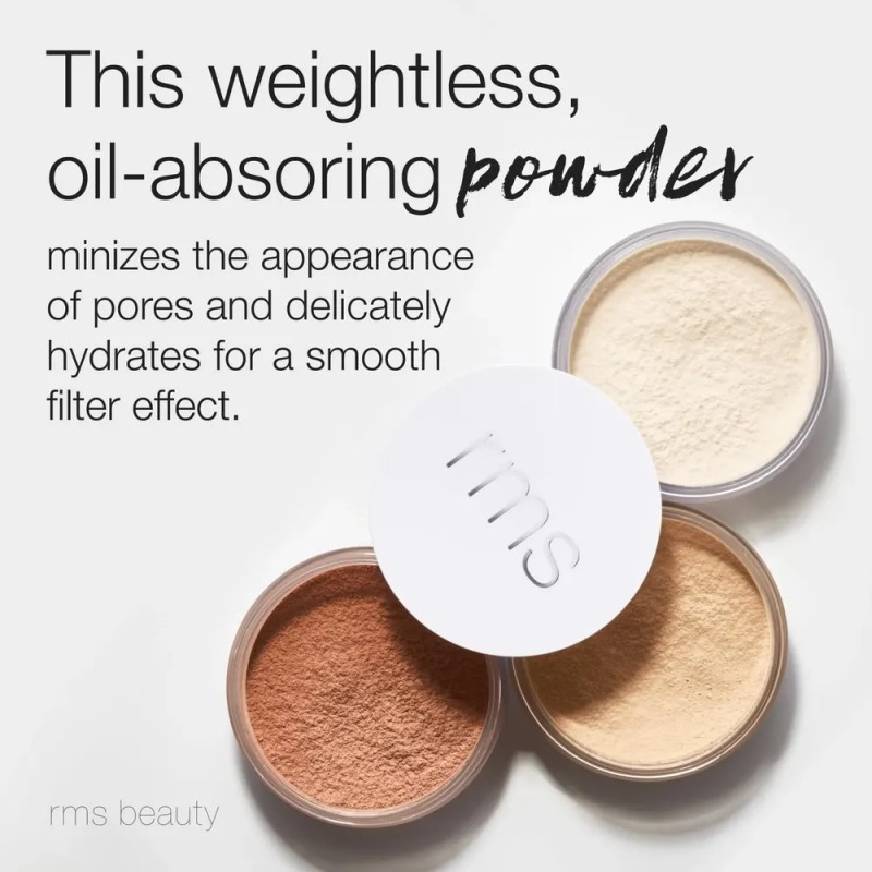 Polvo Fijador Rms Beauty Hydra Sin Talco Enfoque Suave