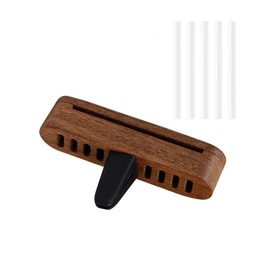 Solxion Aromadi Wood Aromatic De Natural Wood Fuser Wood Grain Clip Type Portable Car Air Freshener Refill, Stand-alone Deodorizer, Car Decoration, Universal