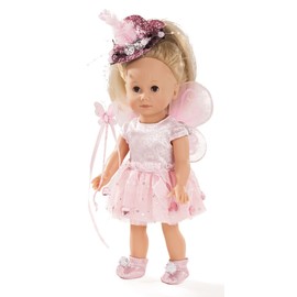 Götz 1613027 Just Like me - Paula die Fee Puppe - 27 cm große Stehpuppe mit blonden Haaren und braunen Schlafaugen - für Kinder ab 3 Jahren