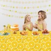 4 Pack Lemon Tablecloth Lemons Summer Party Tablecover Rectangle Table