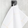 ZOLLNER Set Of 5 Tea Towels, Cotton/Linen, White, Approximately 45