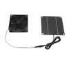 Solar Panel Fan Kit Monocrystalline Silicon 2200RPM Solar Exhaust Fan