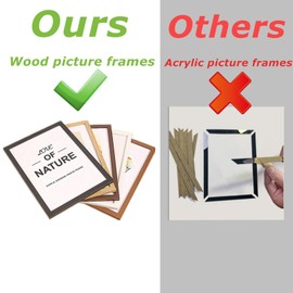 hejiagongsi Collage Picture Frames for Wall - MDF- Wooden 6x8 4x6 Black Picture Frames Collage Family Tree Wall Decor Photo Frames Multiple Pictures Wooden Family Gallery Living Room Wall Decor