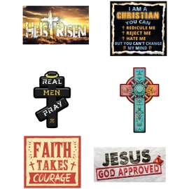 Christian Stickers - Show Your Love for Jesus with These Religious Stickers - Faith Stickers for Bible Journaling – Love God with Bible Stickers - Pack of 37