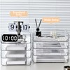 Gawerk Clear Desk Organizer, Stackable Desk Paper Letter Tray Organizer