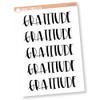 Gratitude Header Stickers, Dashboard Pages, Dash Board Notes, Goal Setting
