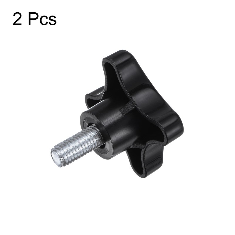 QUARKZMAN Pack of 2 Star Handles M10 x 20 mm