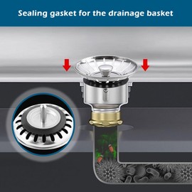 VGOL 10PCS O-Rings Rubber Gasket Seal Washer for 82-83mm Kitchen Bathroom Sink Bathtub Drain Plug Inner Diameter 32mm Outer Diameter 53mm Thickness 5.5mm