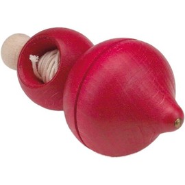 Glückskäfer 525092 Spinning Top Lacquered Red
