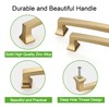 TUNNY 10 Pack Cabinet Handles-Champagne Bronze 4"/102mm Screw Spacing Drawer