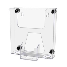Marketing Holders Brochure Holder Cubicle Display 6.5"W Value Pack of 6 Bifold Booklet Metal Locker Mount with 4 Magnets and Attached Vertical Business Card Pocket Literature Printed Material