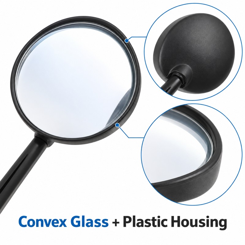 Bike Rearview Mirrors, Set of 2 – 360° Adjustable Convex