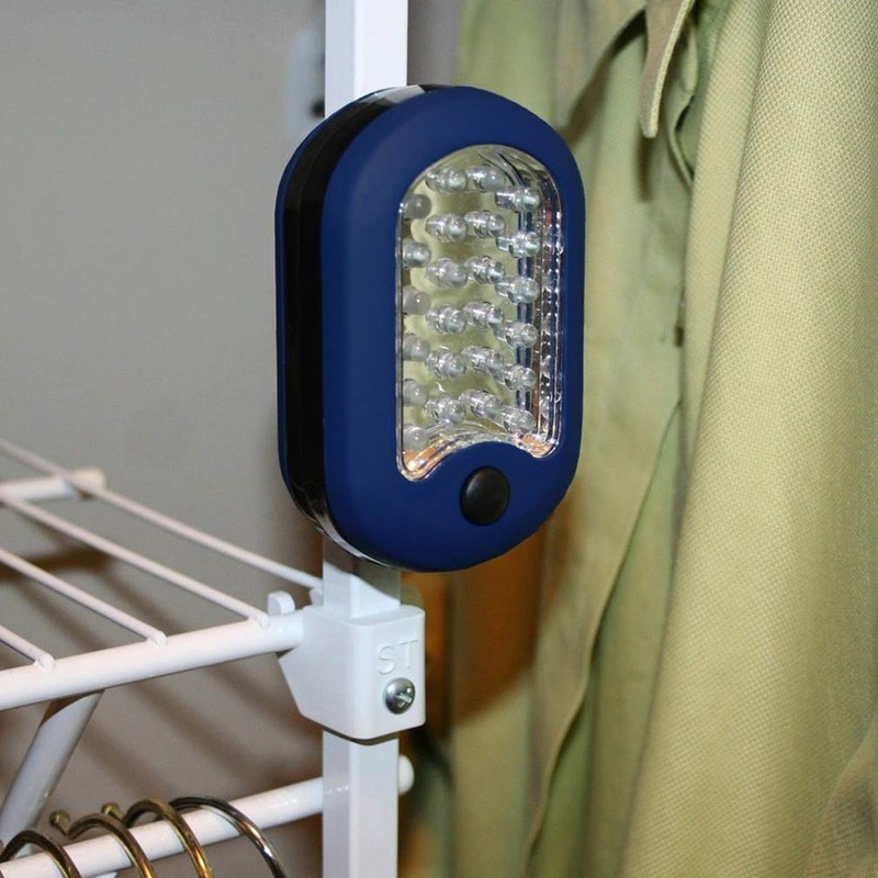 Evelots Magnetic Work Light - 6 Pack - 27 LED