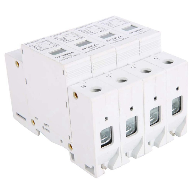Ejoyous Surge Protection 4P 40KA, Surge Arrester House DIN Rail