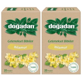 Dogadan Ihlamur (Linden Herbal Tea) 20 Tea Bags, Pack of 2