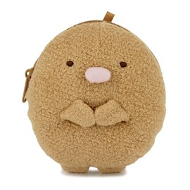 Sumikko Gurashi Tonkatsu Plush Coin Case with Neck Strap, Brown, SG 1483 BR