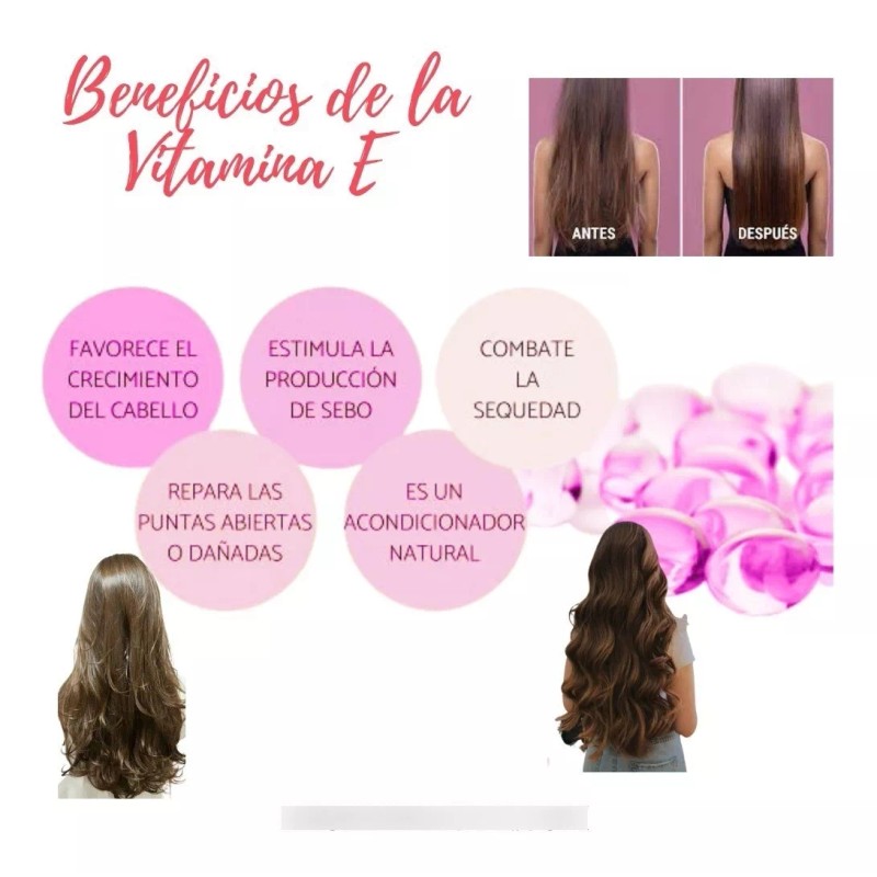 Peniel Cosmetics Vitamina E Y Áloe Vera Humectante Capilar Cabello