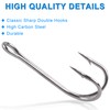 Double Fishing Hooks Fly Tying Double Hooks Classic Frog Hook