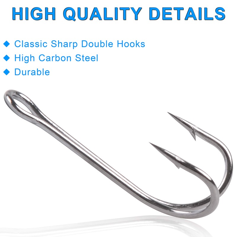 Double Fishing Hooks Fly Tying Double Hooks Classic Frog Hook