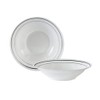 WNA Masterpiece 15 Count Plastic Bowls, 10 oz, White