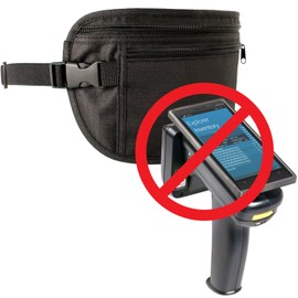 CampTeck U6680 RFID Faraday Signal Blocking Hidden Money Belt Travel Pouch Wallet for Cash, Passport, Debit & Credit Cards, Smartphone etc – Black