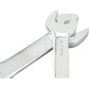 Leliafleury 2Pcs 17mm Stubby Ratchet Spanner, Short Combination Ratcheting Wrench,