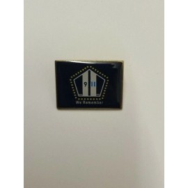 fambizusa 9/11 WE REMEMBER LAPEL PIN MADE IN USA Hat Tie Tack  Pinback