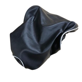 Crisparts CHRIS-HCR1006-C10P20 Motorcycle Seat Cover, Live Dio SR, Live Dio ZX (AF34/AF35), Seat Cover, Strong Rubber Type, Made in Japan (Thick Fabric), Fabric Color: Black, White, Piping, Attachable