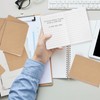 Koogel 24PCS Mini Notebooks,Lined Pocket Notepads 8.9x12.7cm Brown Notebooks Small