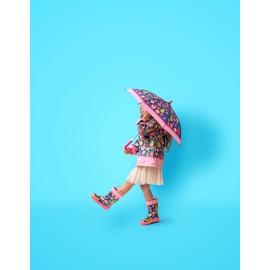 Stephen Joseph, Toddler and Little Kid Umbrella with Pinch Free Closure and Colorful Design, Transportation