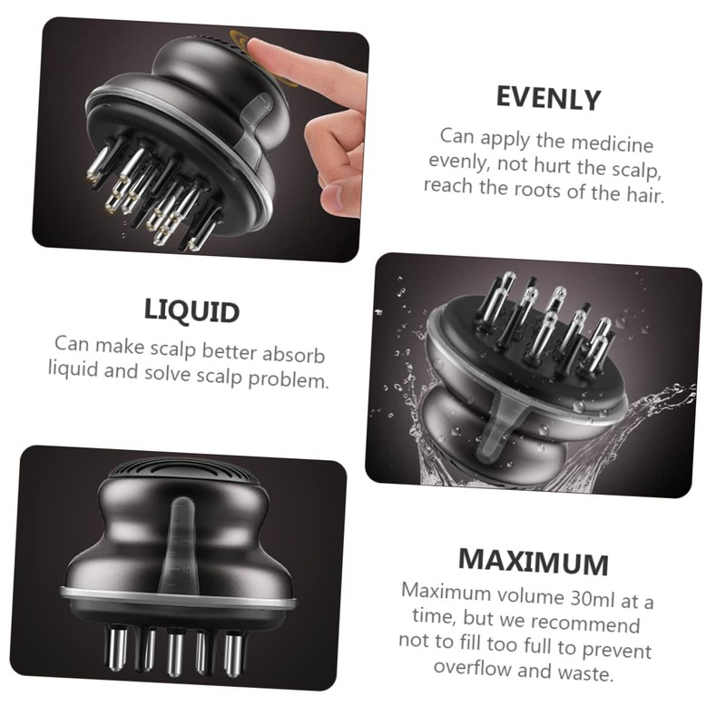 Ipetboom Durable Scalp Massage Applicator Comb for Hair Growth Serum