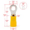 Heschen Ring Terminal Crimp Connectors Vinyl Insulated Wire Electrical Connector