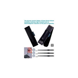 Hozan D-17 Ceramic Adjustment Screwdriver Set (Set of 3)