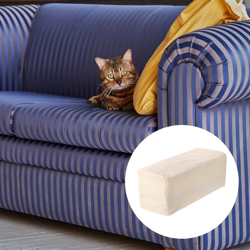 sourcing map 2pcs Stretch Armrest Covers for Chairs/Sofas, Couch Arm